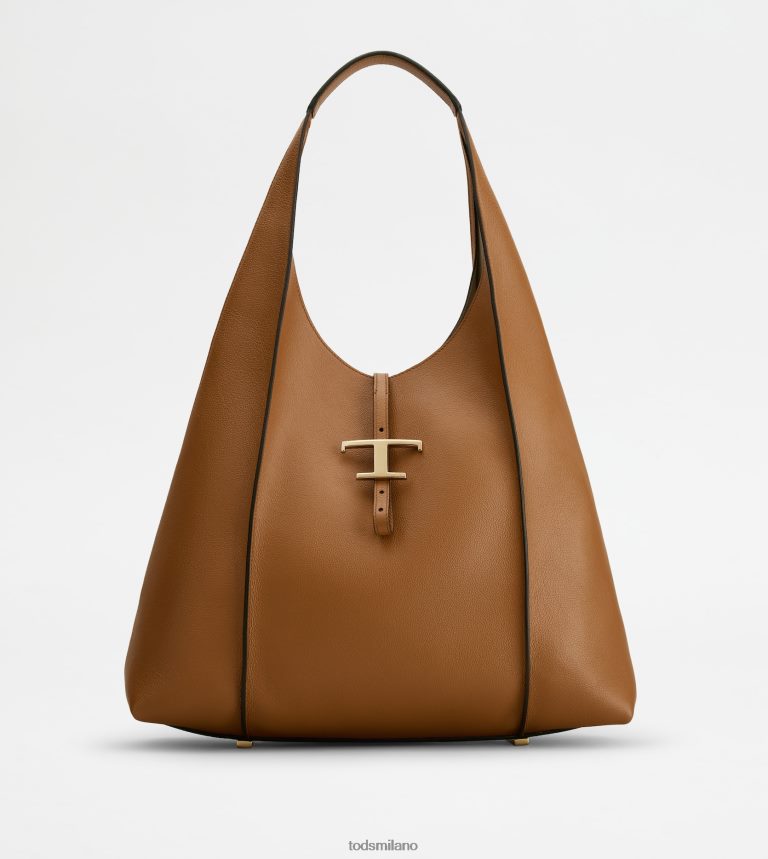 donnemarrone Tod's t intramontabile borsa hobo in pelle grande P66X8B379