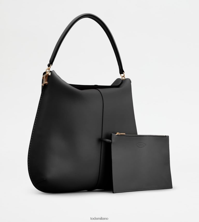 donnenero Tod's borsa hobo t custodia in pelle grande P66X8B427