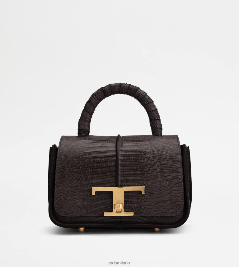 donnenero Tod's t Borsa a tracolla senza tempo in rettile mini P66X8B350