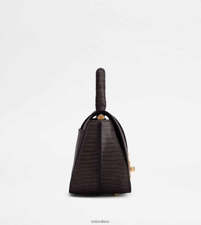 donnenero Tod's t Borsa a tracolla senza tempo in rettile mini P66X8B350