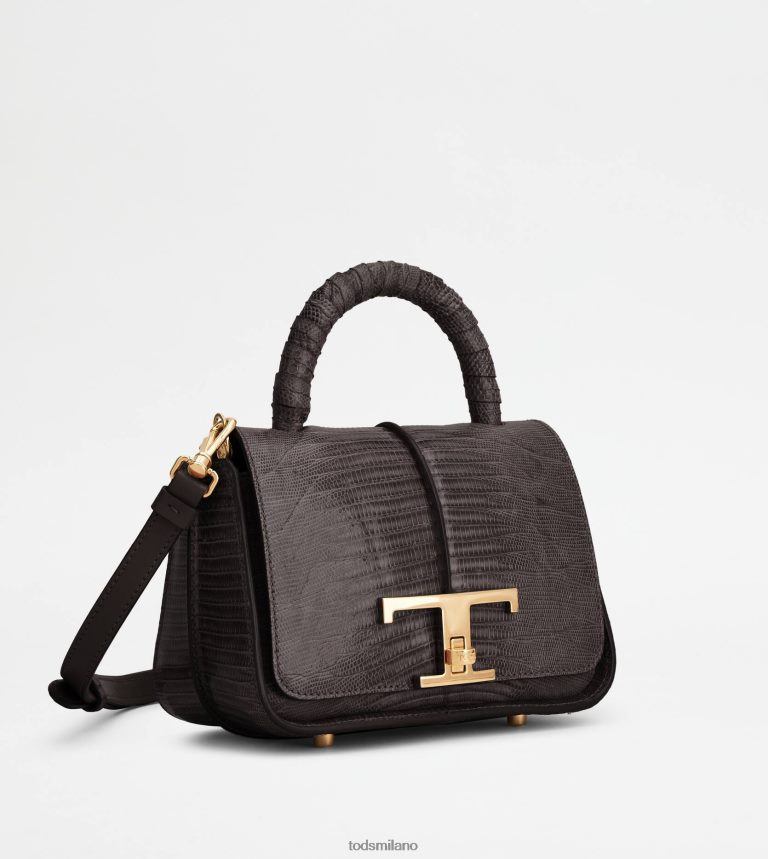 donnenero Tod's t Borsa a tracolla senza tempo in rettile mini P66X8B350