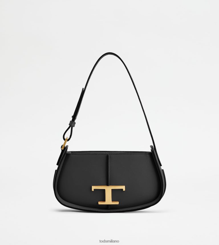 donnenero Tod's t intramontabile borsa a tracolla in pelle micro P66X8B422