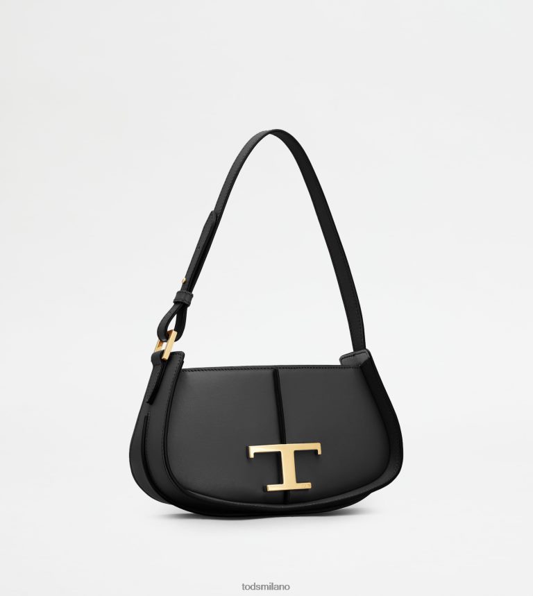donnenero Tod's t intramontabile borsa a tracolla in pelle micro P66X8B422