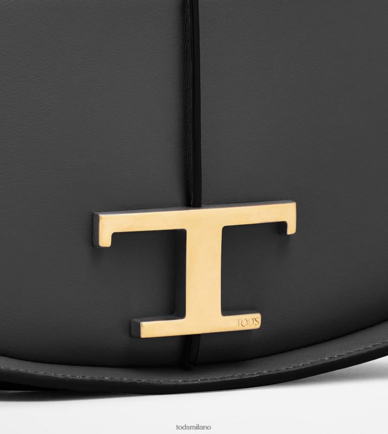 donnenero Tod's t intramontabile borsa a tracolla in pelle micro P66X8B422
