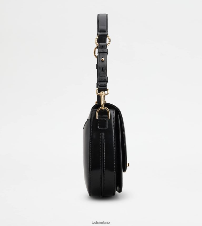 donnenero Tod's t intramontabile borsa a tracolla in pelle mini P66X8B410