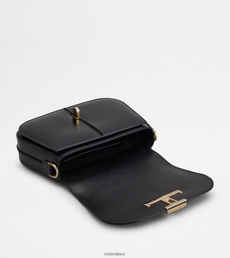 donnenero Tod's t intramontabile borsa a tracolla in pelle mini P66X8B410