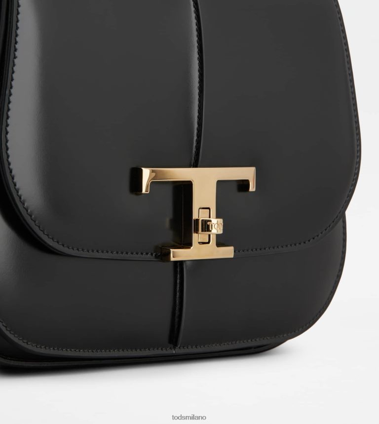 donnenero Tod's t intramontabile borsa a tracolla in pelle mini P66X8B410