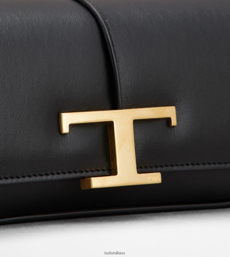 donnenero Tod's t intramontabile borsa a tracolla in pelle mini P66X8B446
