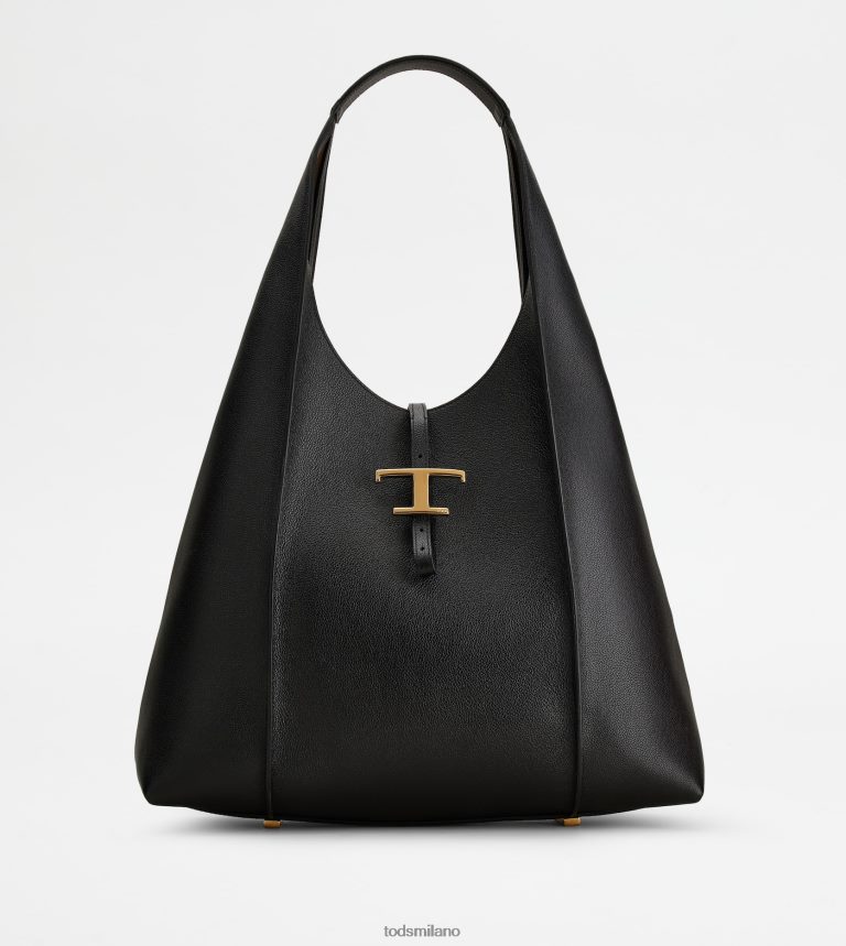 donnenero Tod's t intramontabile borsa hobo in pelle grande P66X8B381
