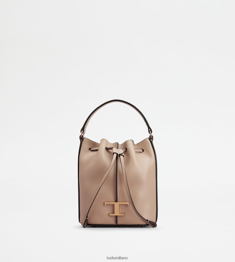 donnerosa Tod's t intramontabile borsa a secchiello in micropelle P66X8B433