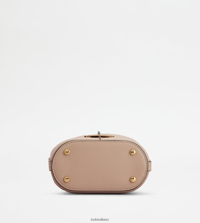 donnerosa Tod's t intramontabile borsa a secchiello in micropelle P66X8B433
