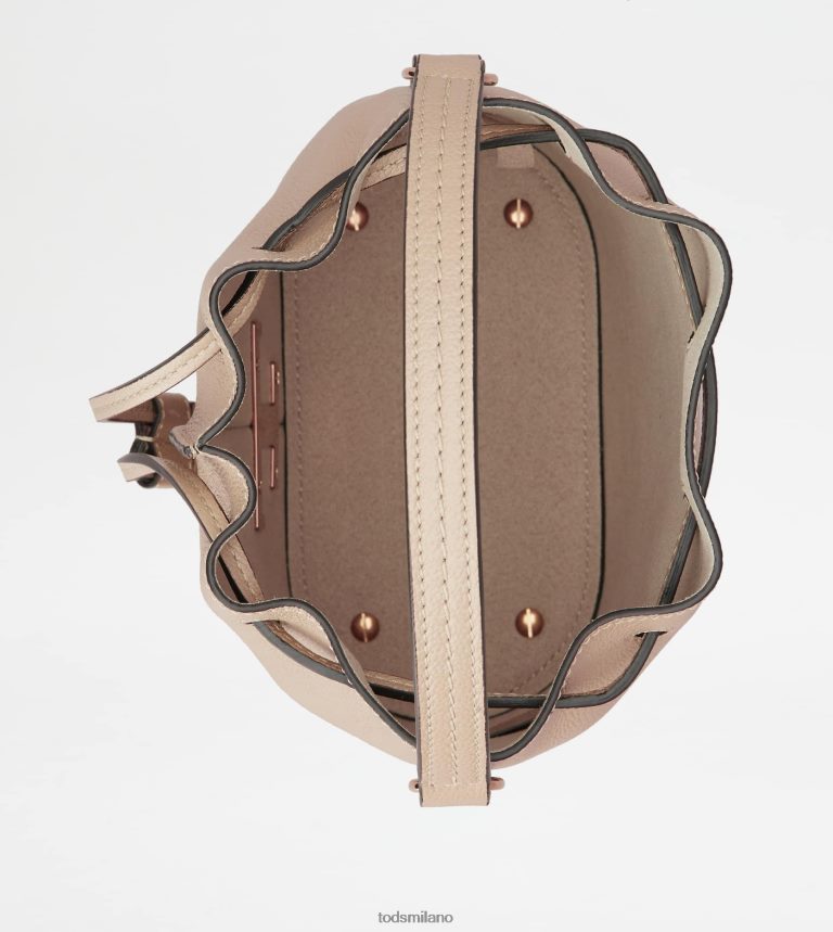 donnerosa Tod's t intramontabile borsa a secchiello in micropelle P66X8B433