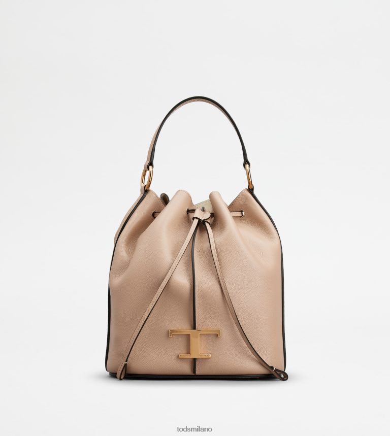 donnerosa Tod's t intramontabile borsa a secchiello in pelle piccola P66X8B435