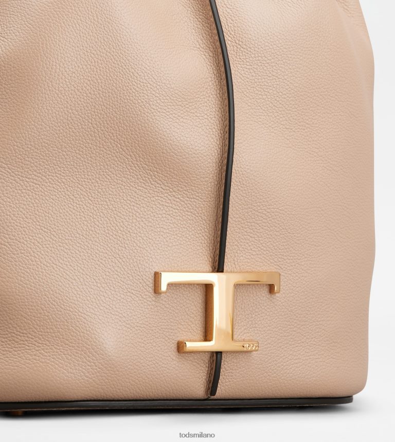 donnerosa Tod's t intramontabile borsa a secchiello in pelle piccola P66X8B435
