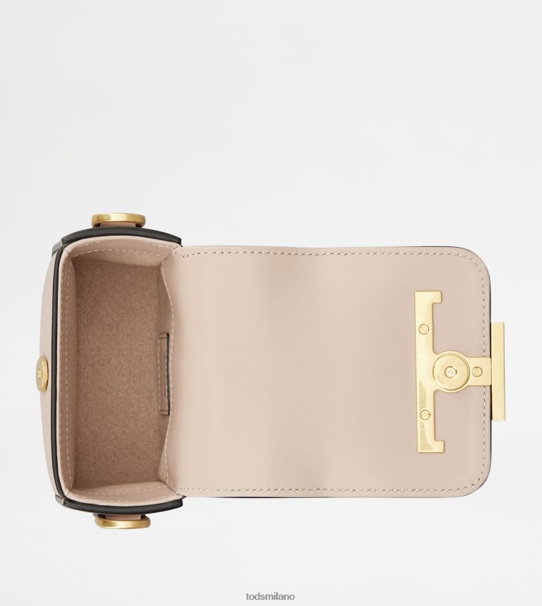donnerosa Tod's t intramontabile borsa a tracolla in micropelle P66X8B450