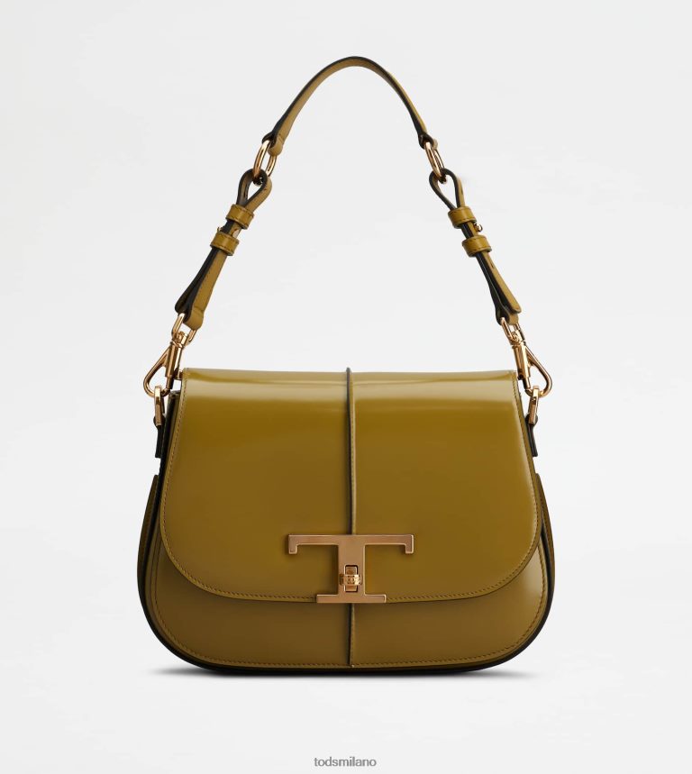 donneverde Tod's t intramontabile borsa a tracolla in pelle mini P66X8B429