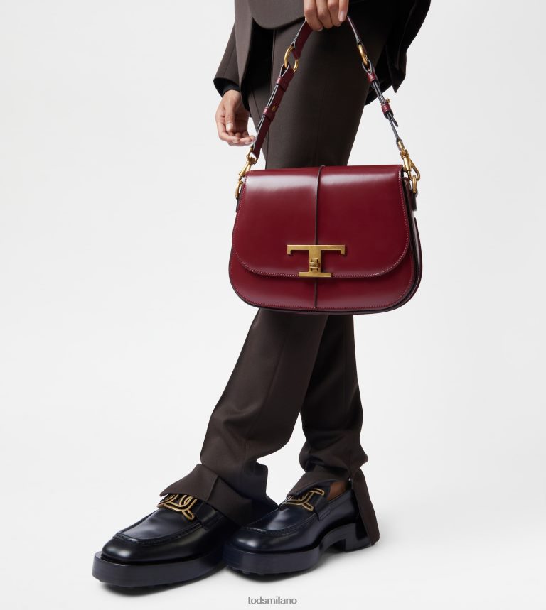 donneverde Tod's t intramontabile borsa a tracolla in pelle mini P66X8B429