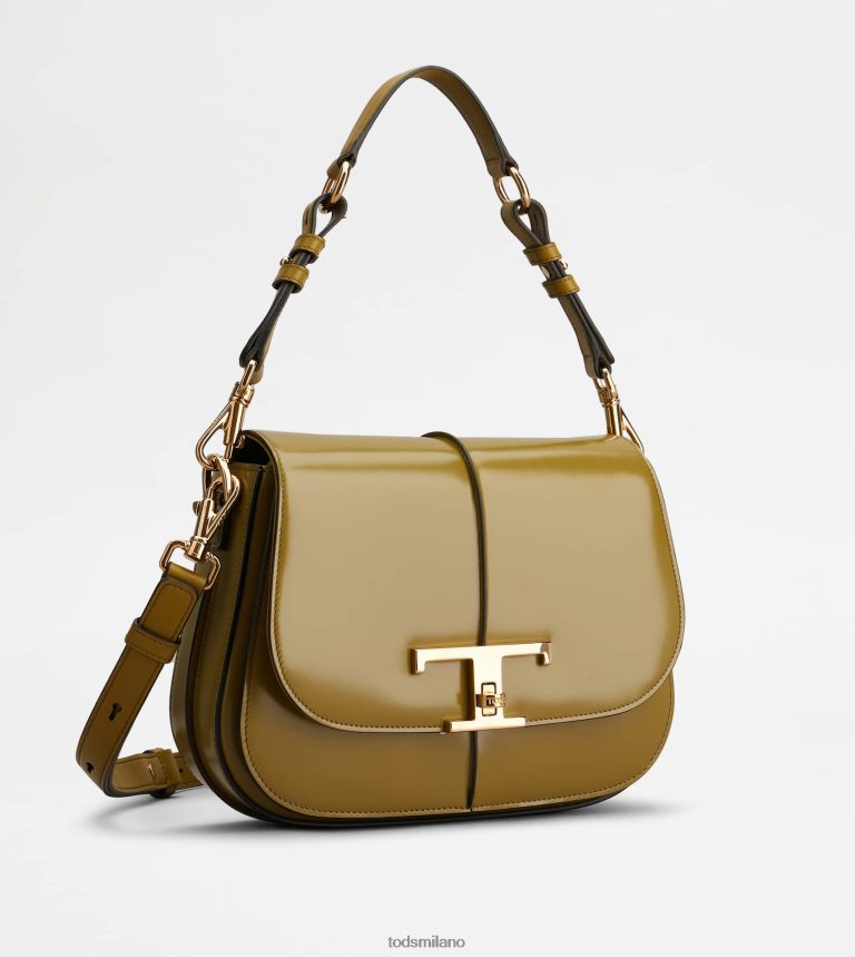donneverde Tod's t intramontabile borsa a tracolla in pelle mini P66X8B429