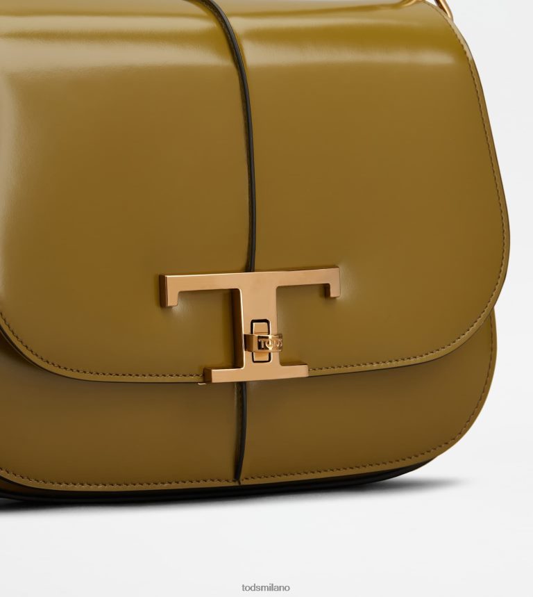 donneverde Tod's t intramontabile borsa a tracolla in pelle mini P66X8B429