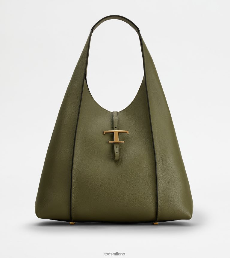 donneverde Tod's t intramontabile borsa hobo in pelle grande P66X8B380