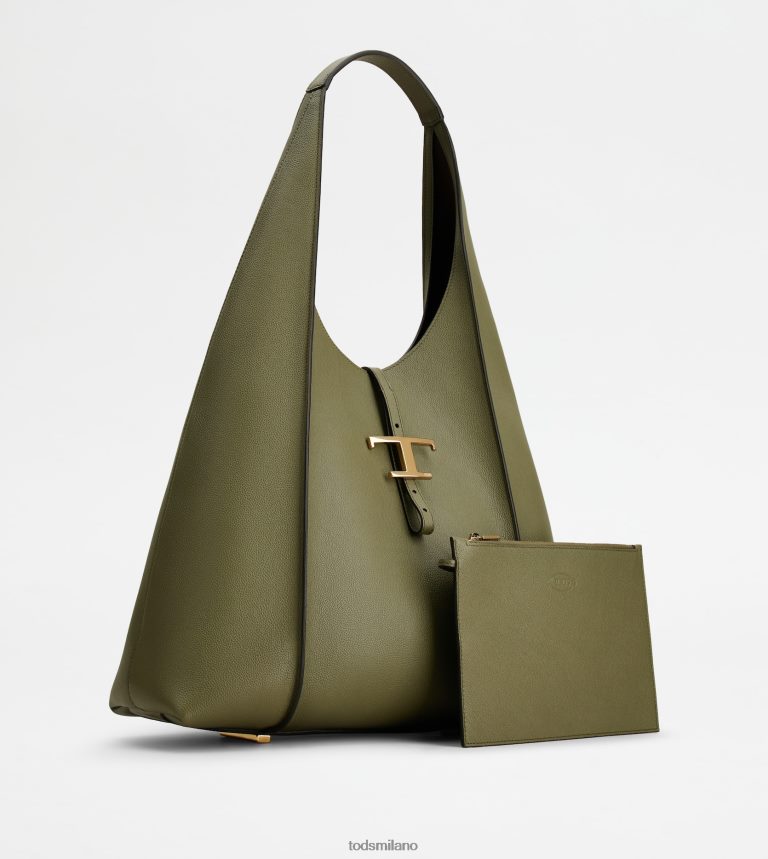donneverde Tod's t intramontabile borsa hobo in pelle grande P66X8B380