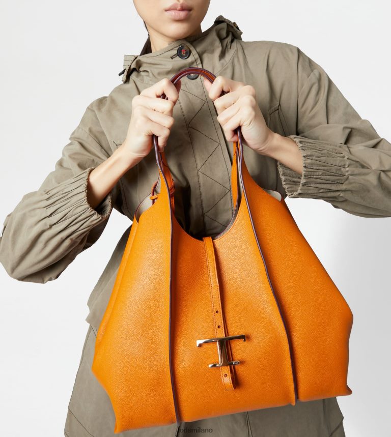 donnearancia Tod's t Intramontabile borsa shopping in pelle media P66X8B306
