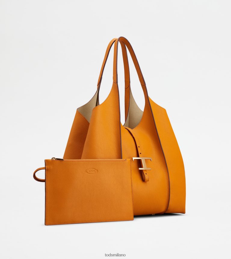 donnearancia Tod's t Intramontabile borsa shopping in pelle media P66X8B306