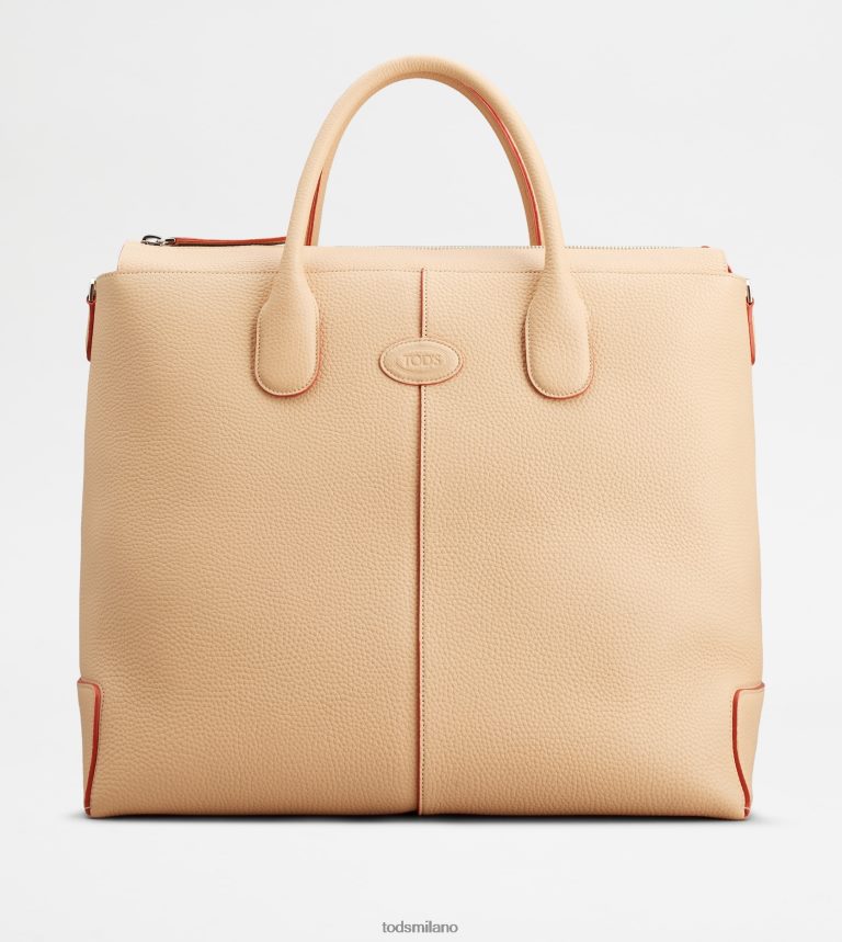 donnebeige Tod's borsa da viaggio di bag in pelle P66X8B258