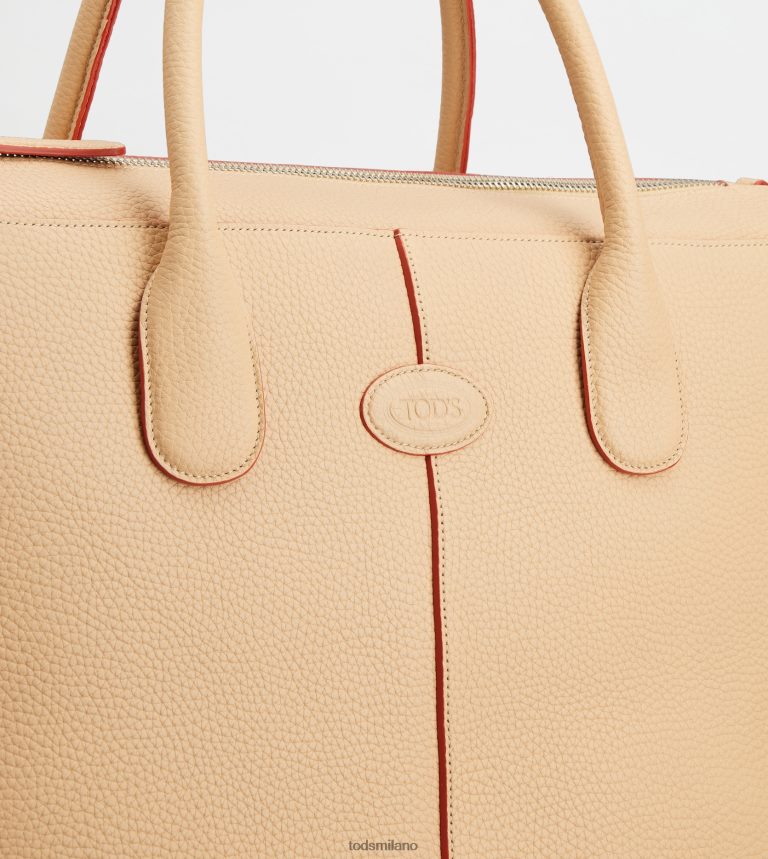 donnebeige Tod's borsa da viaggio di bag in pelle P66X8B258