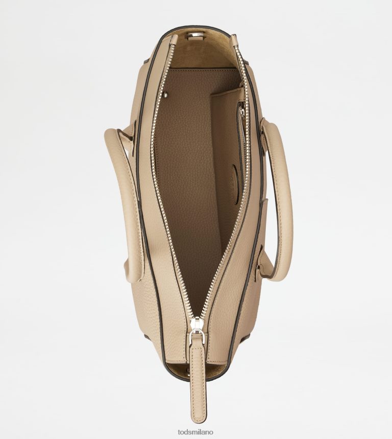 donnebeige Tod's di borsa in pelle media P66X8B259