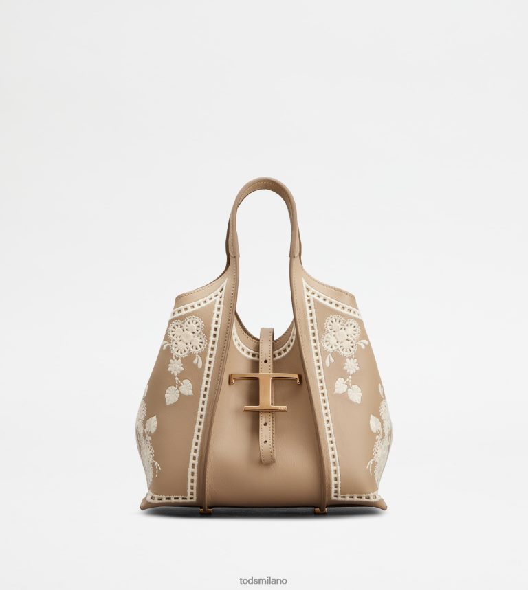 donnebeige Tod's t Intramontabile borsa shopping in pelle mini P66X8B334