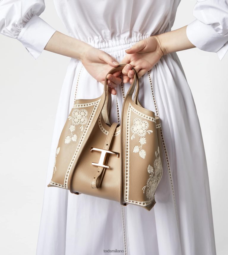 donnebeige Tod's t Intramontabile borsa shopping in pelle mini P66X8B334