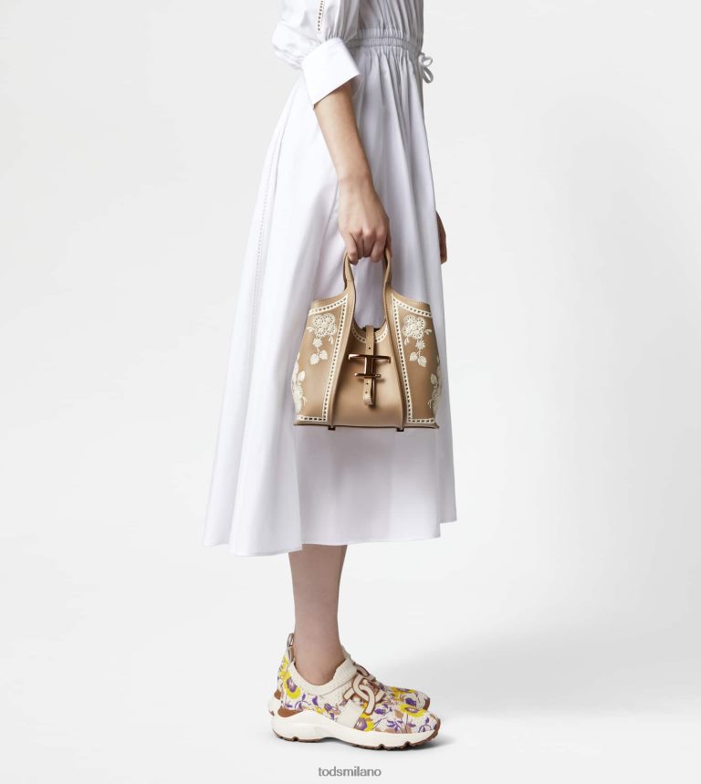 donnebeige Tod's t Intramontabile borsa shopping in pelle mini P66X8B334