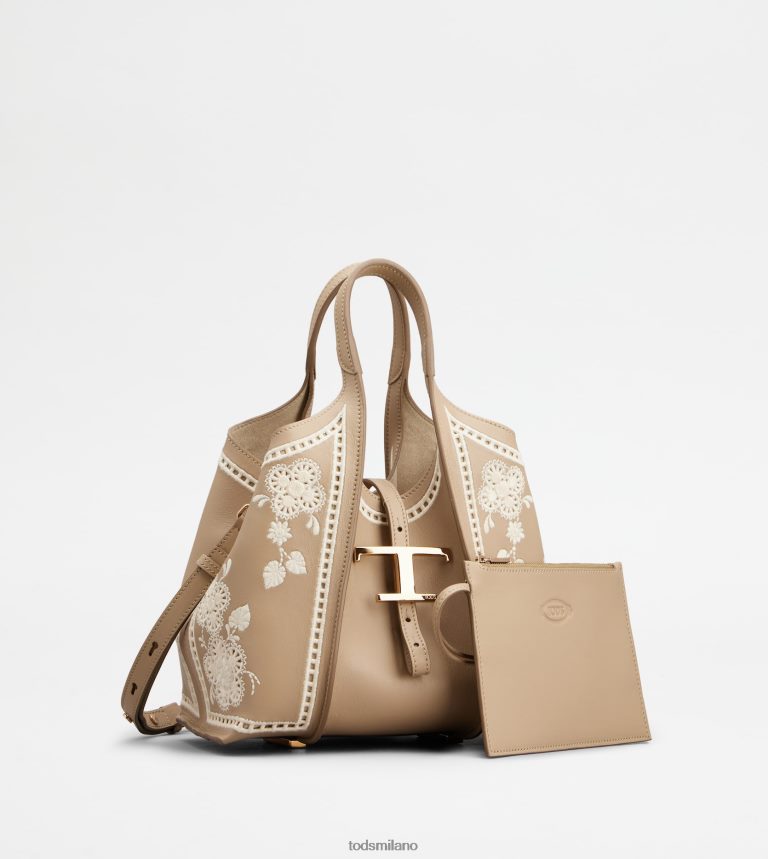 donnebeige Tod's t Intramontabile borsa shopping in pelle mini P66X8B334