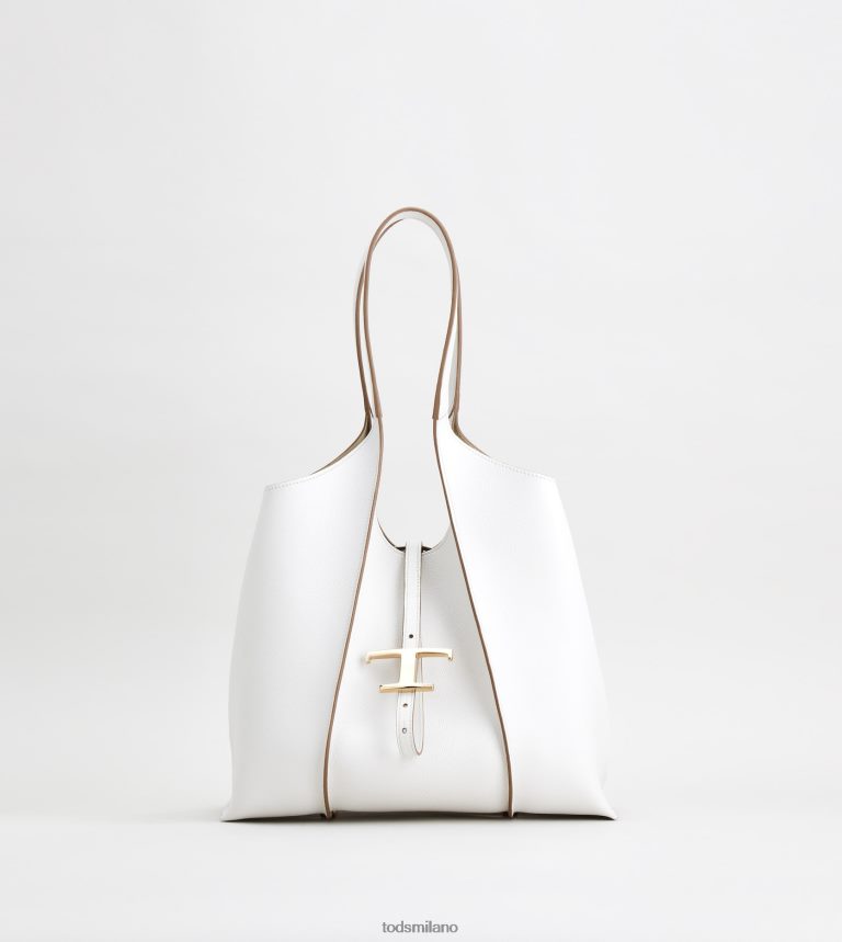 donnebianco Tod's t Intramontabile borsa shopping in pelle piccola P66X8B299
