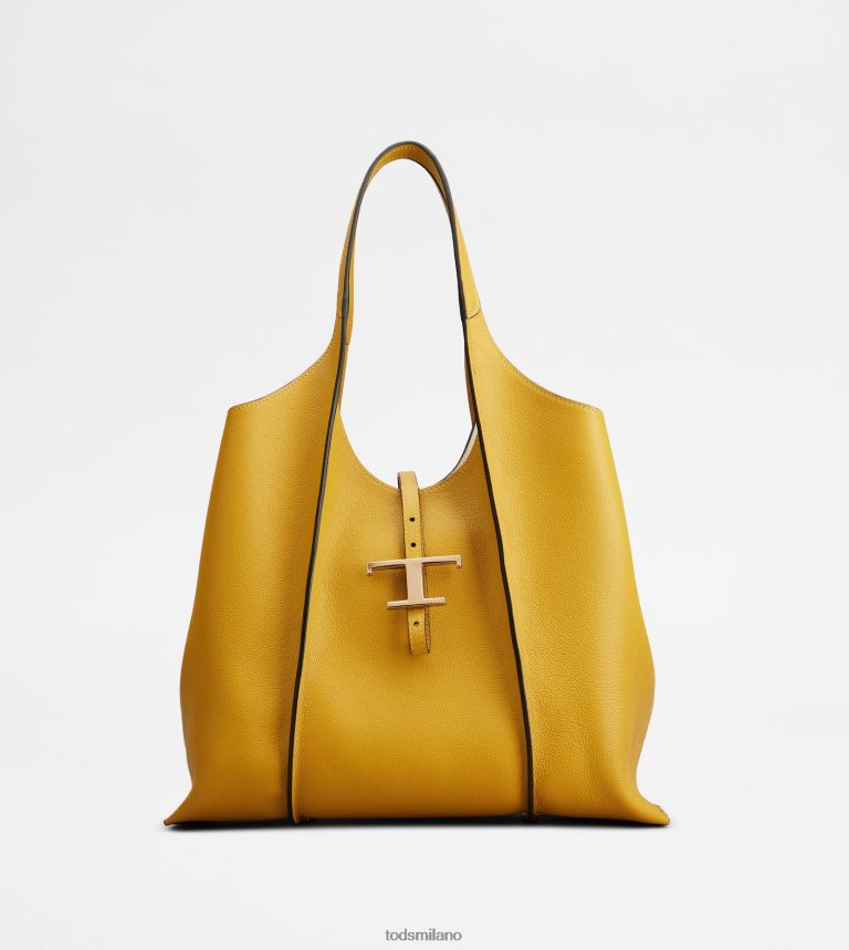 donnegiallo Tod's t Intramontabile borsa shopping in pelle media P66X8B281