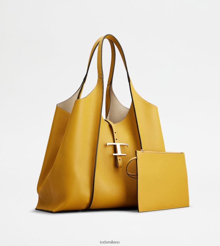donnegiallo Tod's t Intramontabile borsa shopping in pelle media P66X8B281