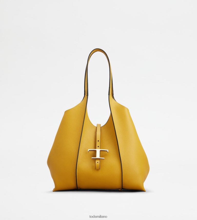 donnegiallo Tod's t Intramontabile borsa shopping in pelle piccola P66X8B279