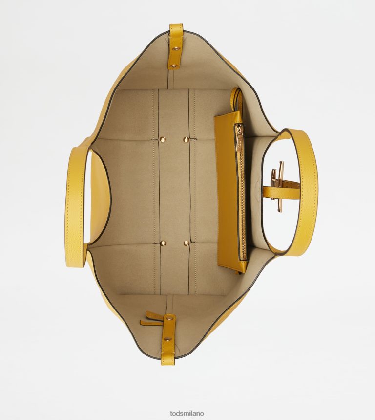 donnegiallo Tod's t Intramontabile borsa shopping in pelle piccola P66X8B279