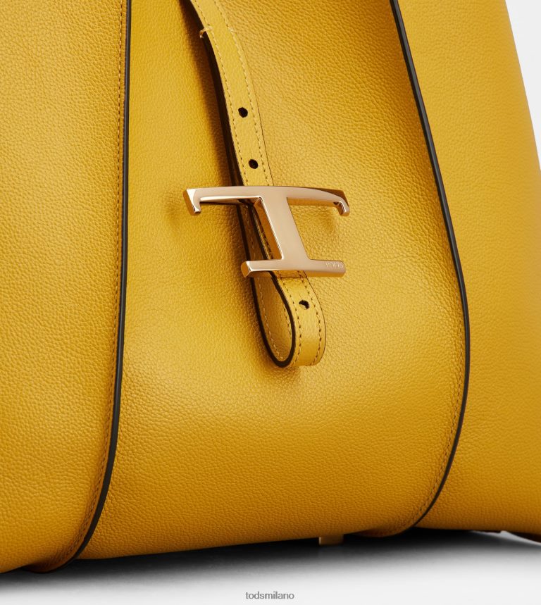 donnegiallo Tod's t Intramontabile borsa shopping in pelle piccola P66X8B279