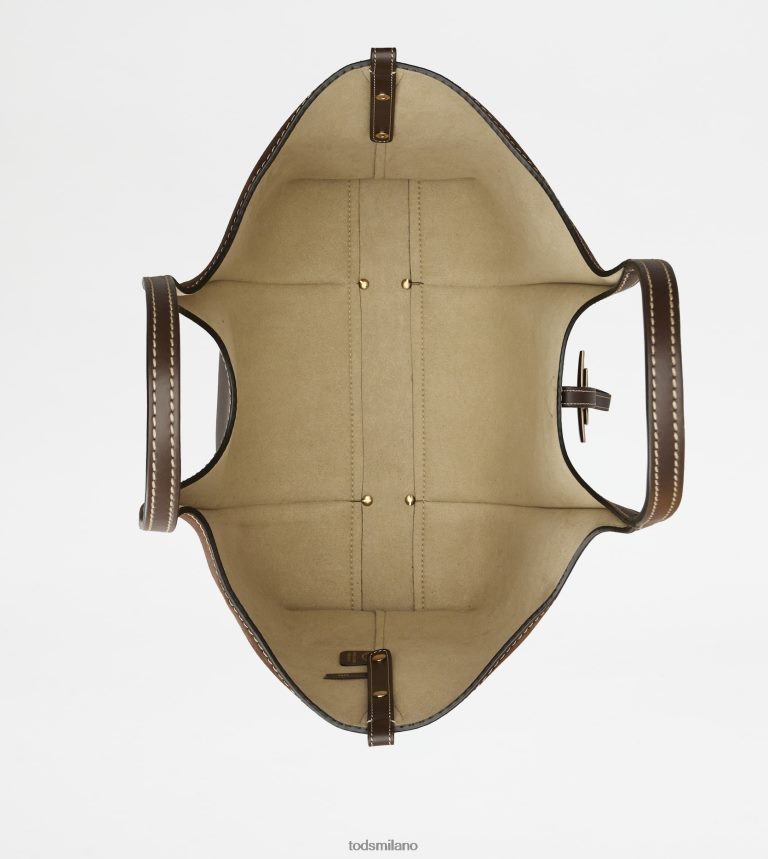donnemarrone Tod's Intramontabile borsa shopping in pelle liscia e scamosciata media P66X8B304