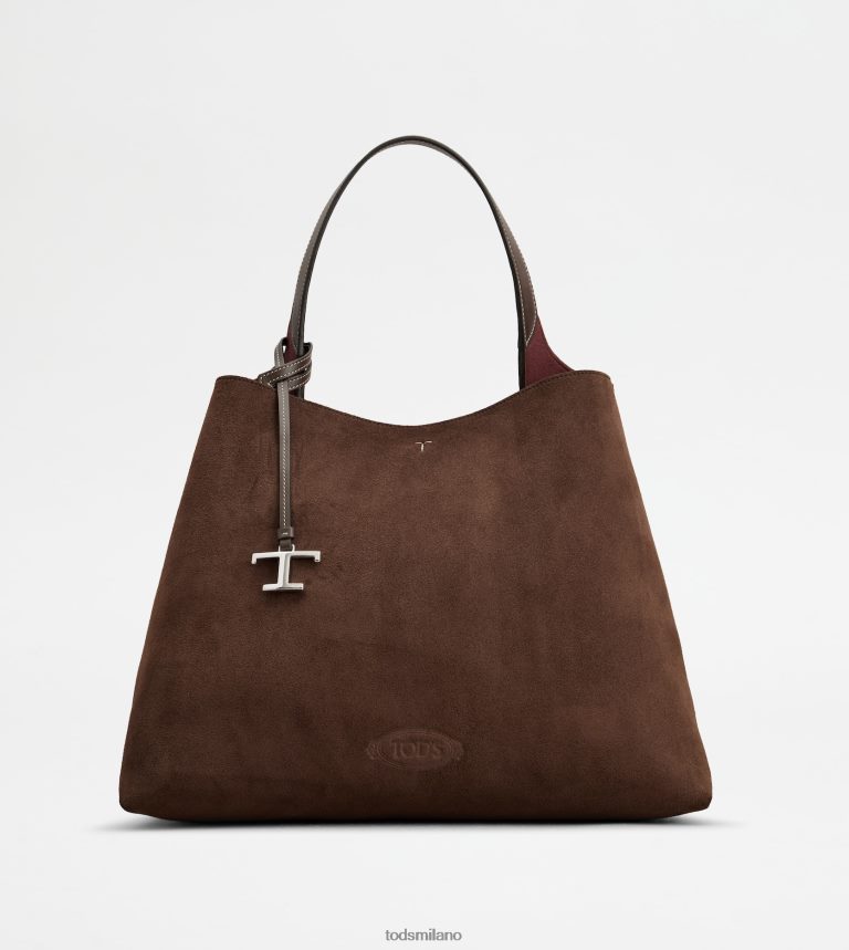 donnemarrone Tod's borsa in pelle scamosciata media P66X8B308