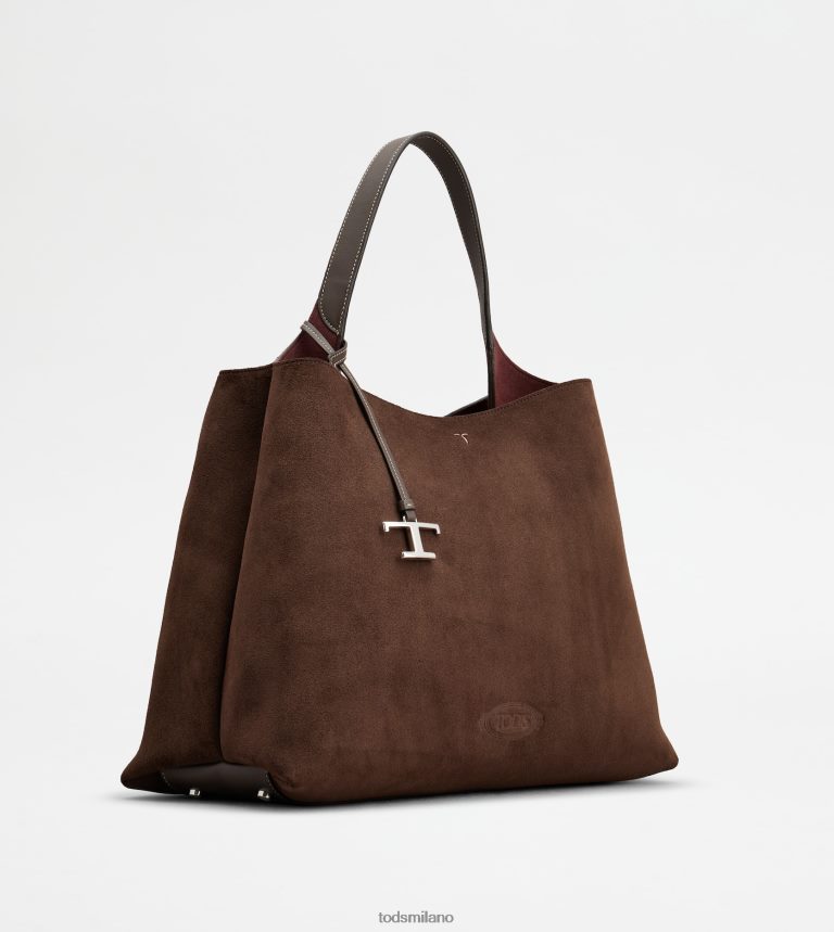 donnemarrone Tod's borsa in pelle scamosciata media P66X8B308