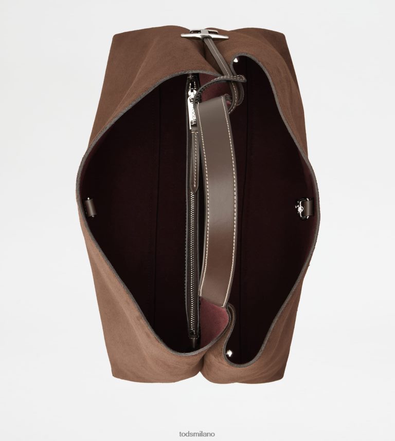 donnemarrone Tod's borsa in pelle scamosciata media P66X8B308