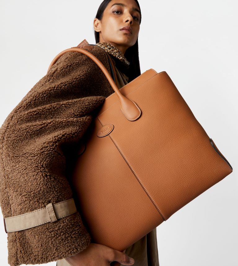 donnemarrone Tod's di borsa in pelle grande P66X8B267