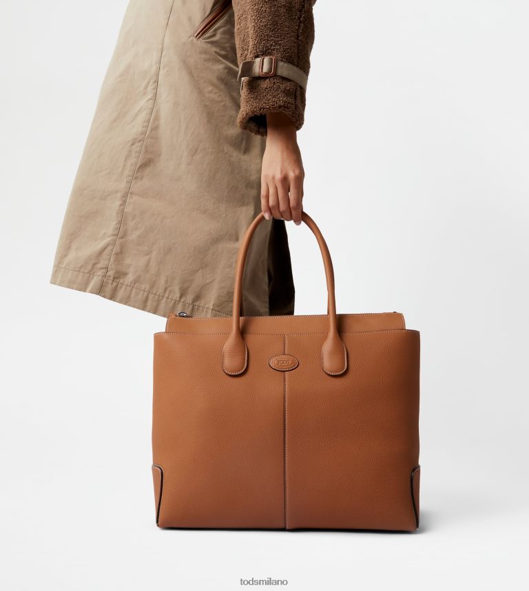 donnemarrone Tod's di borsa in pelle grande P66X8B267