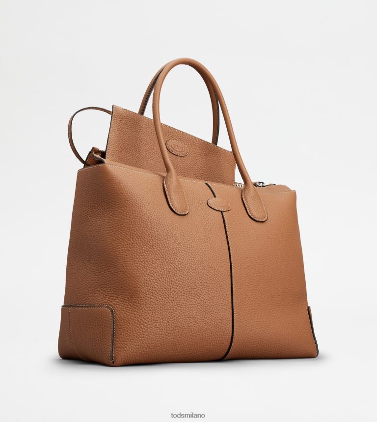 donnemarrone Tod's di borsa in pelle grande P66X8B267