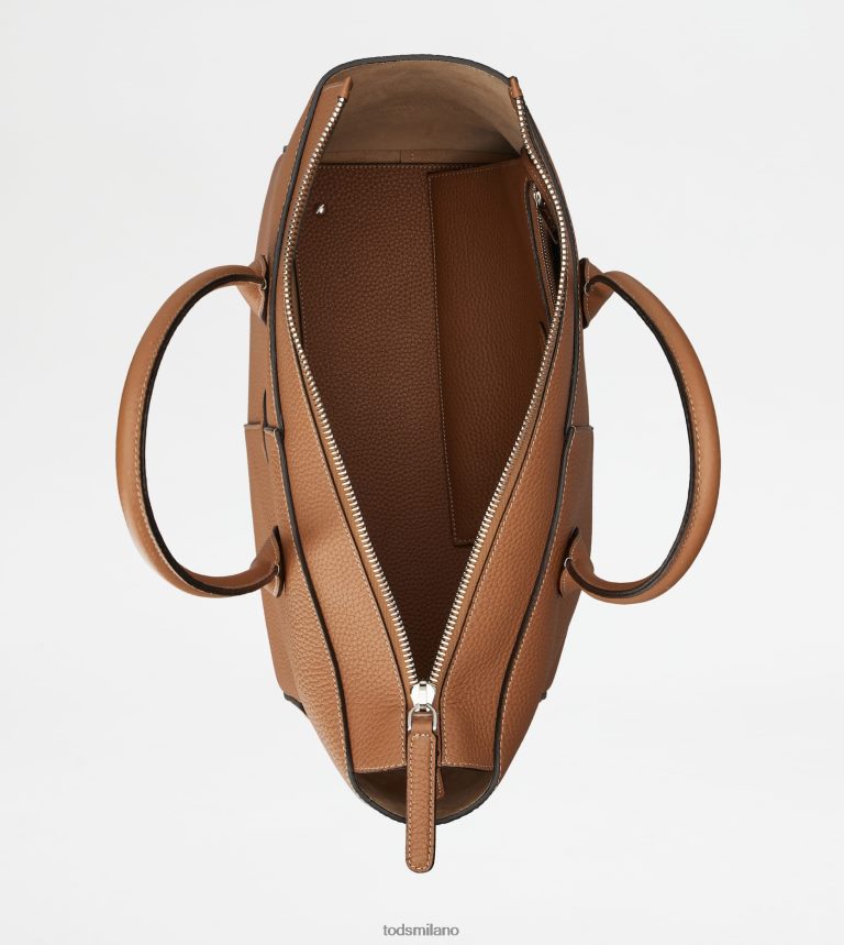 donnemarrone Tod's di borsa in pelle grande P66X8B267