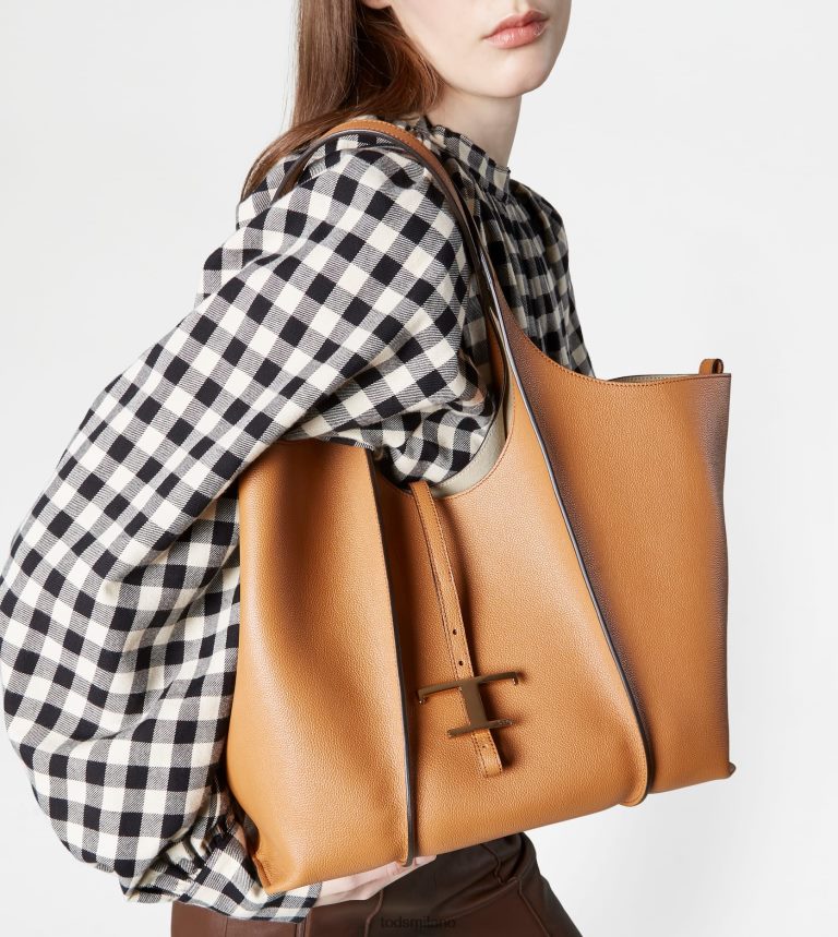 donnemarrone Tod's t Intramontabile borsa shopping in pelle media P66X8B276