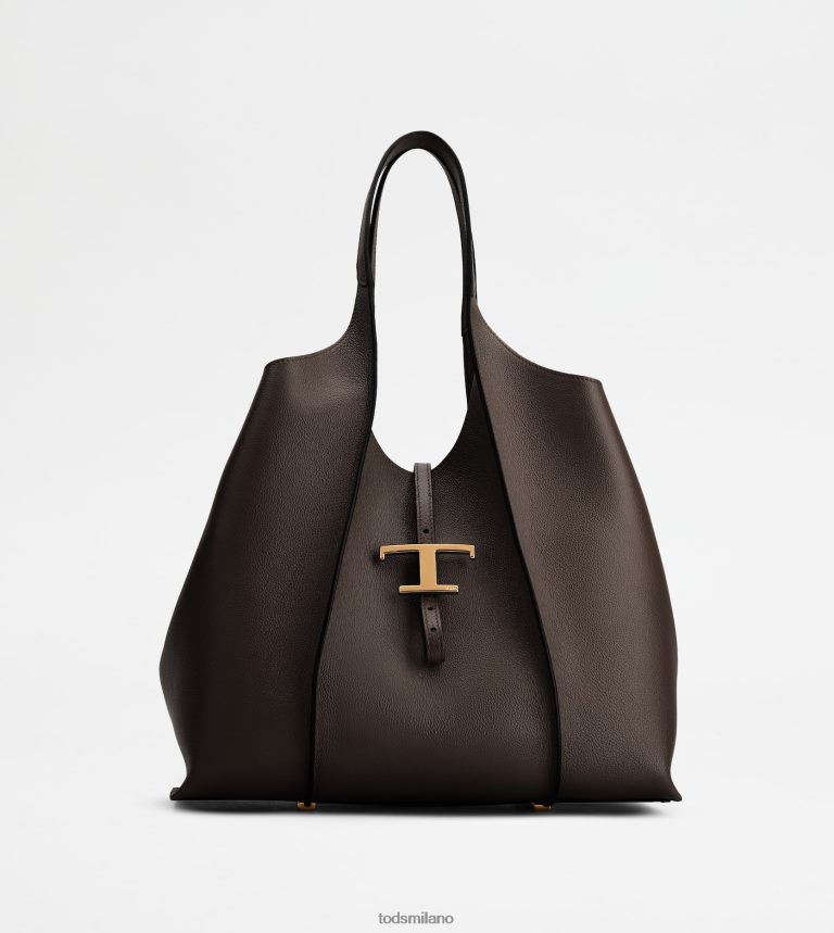 donnemarrone Tod's t Intramontabile borsa shopping in pelle media P66X8B285